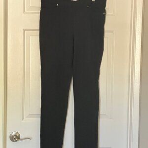89TH MADISON Black Pants. Large. Straight/ skinny leg.